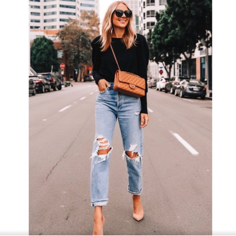 AGOLDE 90's Mid Rise Loose Fit Jeans Fall Out